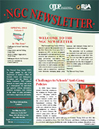 NGC Newsletter Spring 2012 front page thumbnail