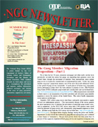 NGC Newsletter Summer 2012 front page thumbnail