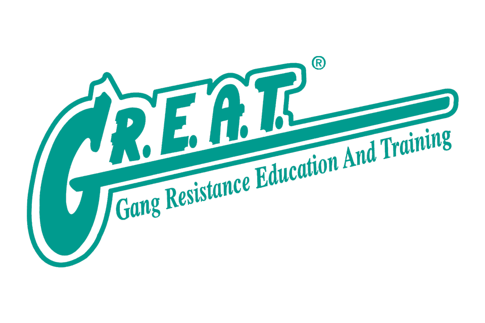 Text logo of Gang Resistance Education and Training