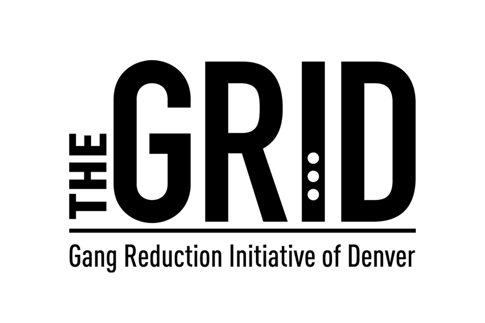 Text logo of The Gang Reduction Initiative of Denver