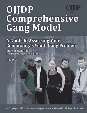 larger view of OJJDP Comprehensive Gang Model publication cover