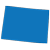 solid blue state of Colorado graphic