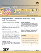 OJJDP Juvenile Justice Bulletin publication front page