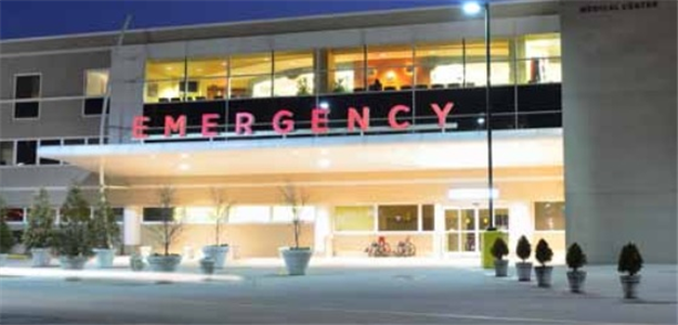 hospital emergency room entrance