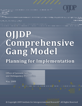 larger view of OJJDP Comprehensive Gang Model publication cover