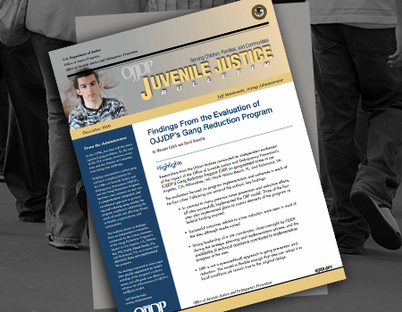 OJJDP Juvenile Justice Bulletin publication front page