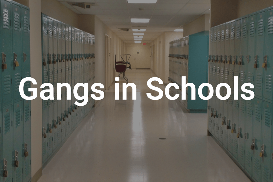 Empty School Hallway