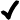 Black Checkmark 